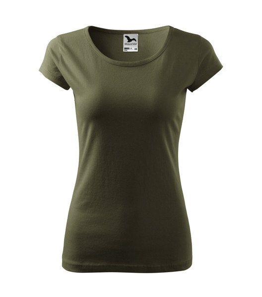 Tričko Dámské Malfini® Pure - Military / XL