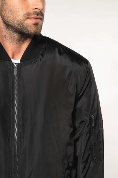 Men's Bomber Jacket - Black / S