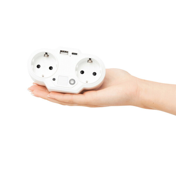 Napájací adaptér USB s nočným svetlom