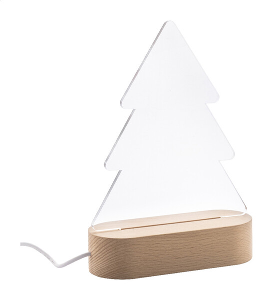 Karácsonyfa alakú LED-es trófea Woodify Xmas