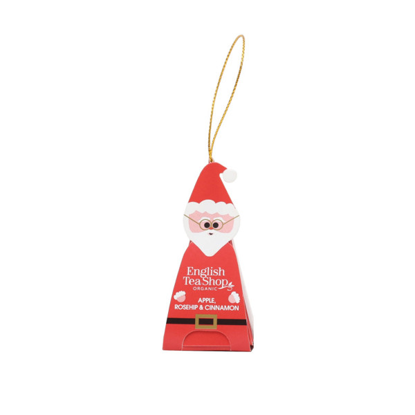 Čaj ETS25 Jednotlivá pyramídka Santa Klaus, jablko, šípka a škorica