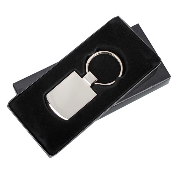 Stark metal keyring