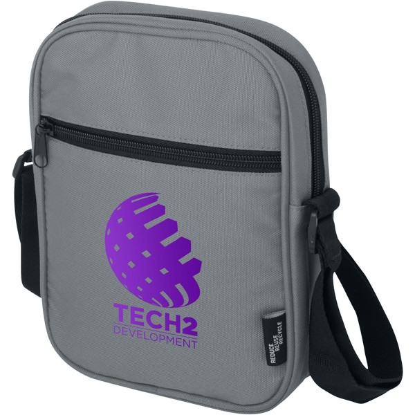 Sac bandoulière Byron de 2 L recyclé certifié GRS - Gris