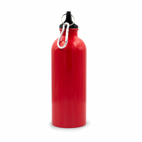 Sports bottle 500 ml with carabiner clip | Brenda - red