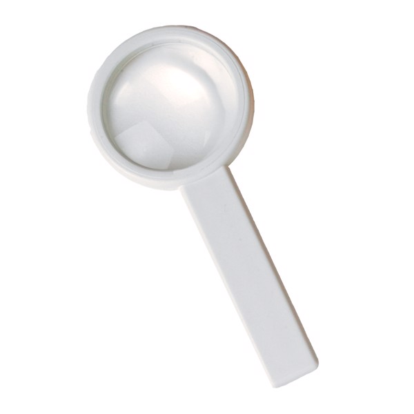 Stiellupe "Handle 3 X" - Weiss