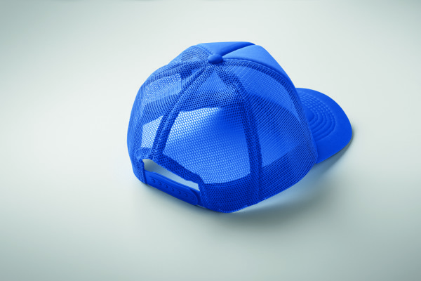 Cappello trucker a 5 pannelli Bubble - Blu Royal
