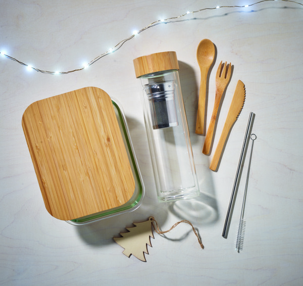 Lunchbox en verre et bambou Tundra Lunchbox