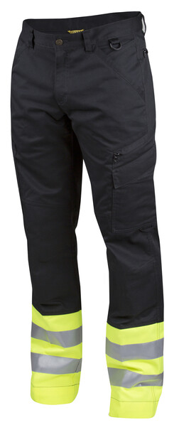 6523 PANTS HV CL 1 YEL/BLACK 58
