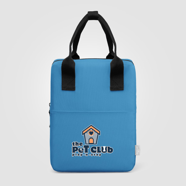 Majesty rPET PEVA Insulated Lunch Cooler – 6L - Steel Blue / Heat transfer