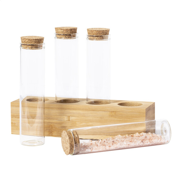 Komplet držal za začimbe Tumber - Transparent / Natural
