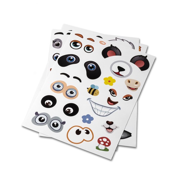 PS - MADAGASCAR. Sticker set with six sheets