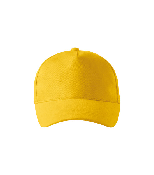 Čepice Unisex Malfini® 5P - Žlutá / nastavitelná