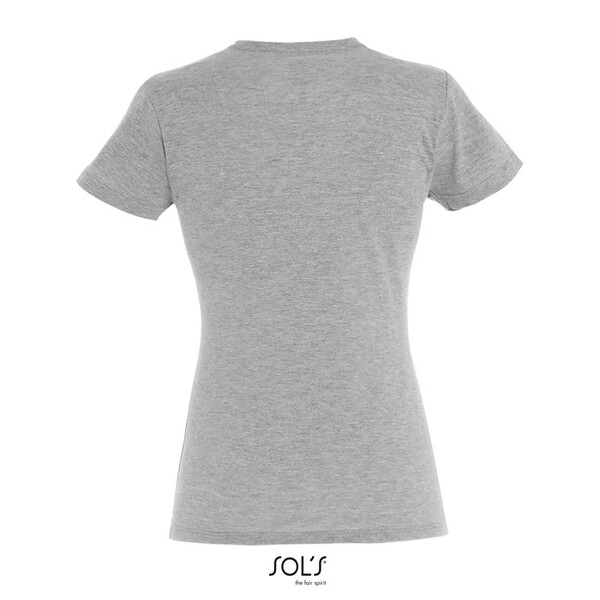 MISS T-SHIRT SENHORA 150g - Cinzento Dois TonsS