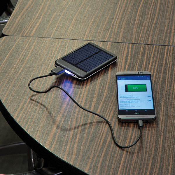 Solar powerbank LEONARD - Black