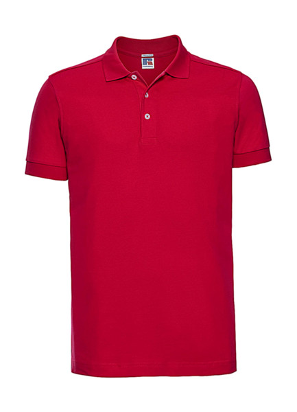 Men's Fitted Stretch Polo - White / 3XL