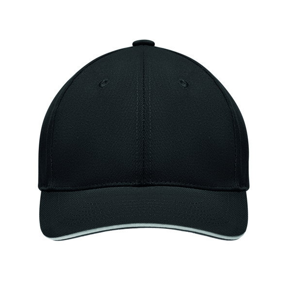 Baseball Kappe 6 Panels Tekapo - Weiß / Schwarz