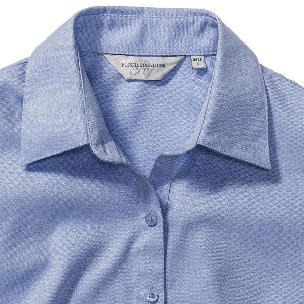 Ladies'LS Herringbone Shirt - White / 3XL (46)