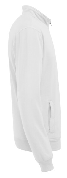 Cottover Gots Half Zip Unisex white M