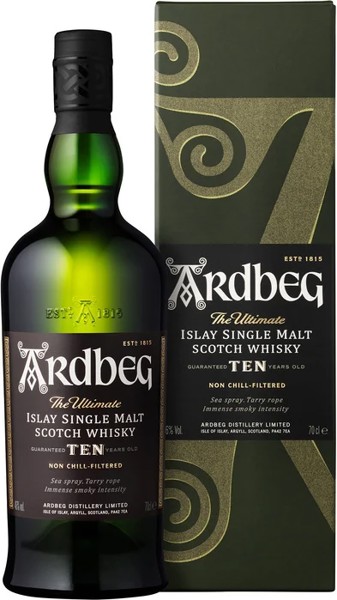 Ardbeg 10YO 46% 0,7 L, GIFT