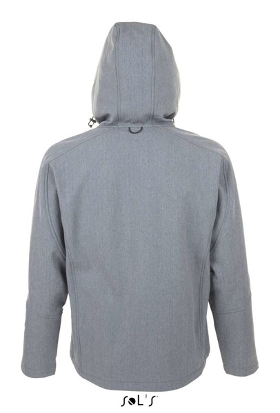 Sol's Replay Men - Softshell με κουκούλα - Grey Melange / M
