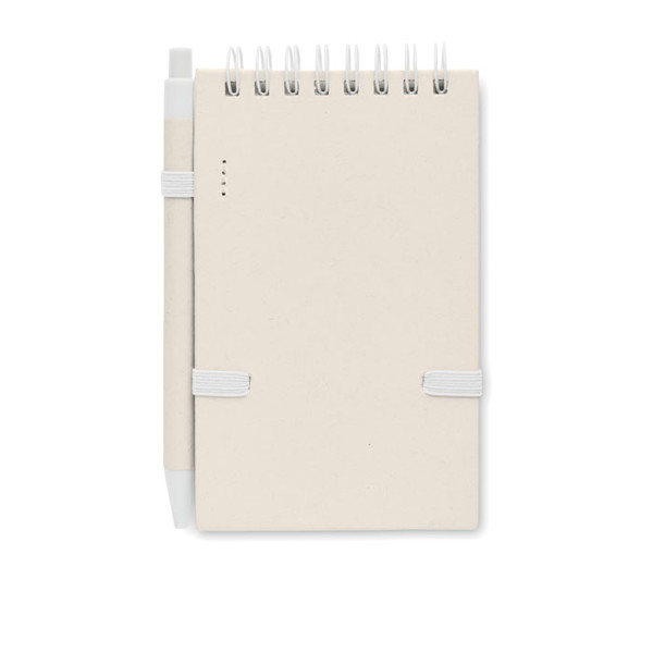 A6 milk carton notebook set Mito Set - White