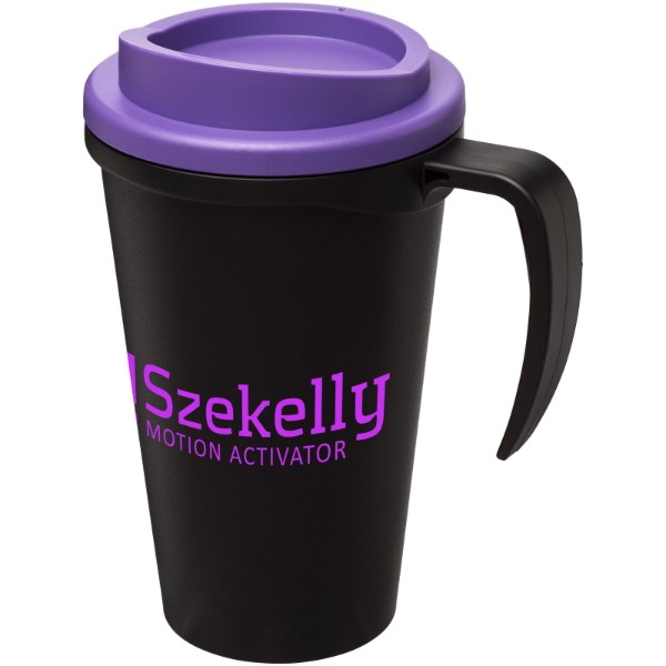 Tazza termica Americano® grande da 350 ml - Nero / Viola