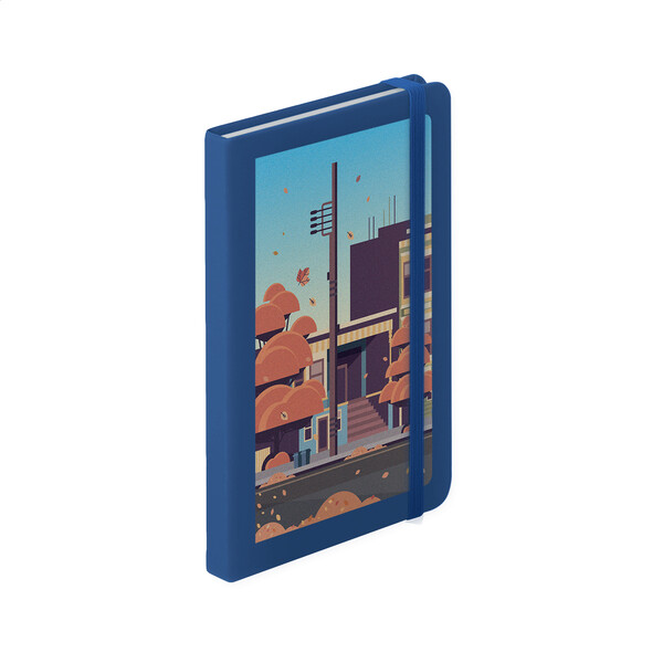 Bloc-notes Nopuk Line A5 - Bleu