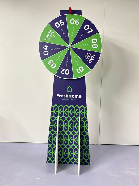 Roda da Fortuna Personalizada, 145cm