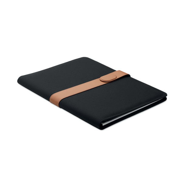 Faux A4 conference folder, RPET, notepad 30 pages