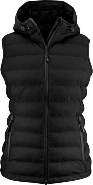 Ladies' Bodywarmer "Woodlake Heights" James Harvest | Woodlake Vest Women - Black / L