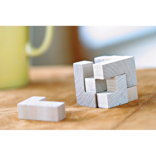 MB - Wooden puzzle in cotton pouch Trikesnats