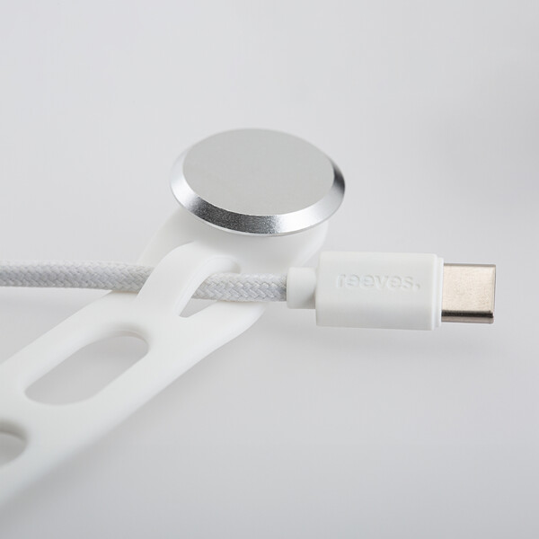 Câble USB-C avec Attache-Câble CONVERTICS TIE - blanc