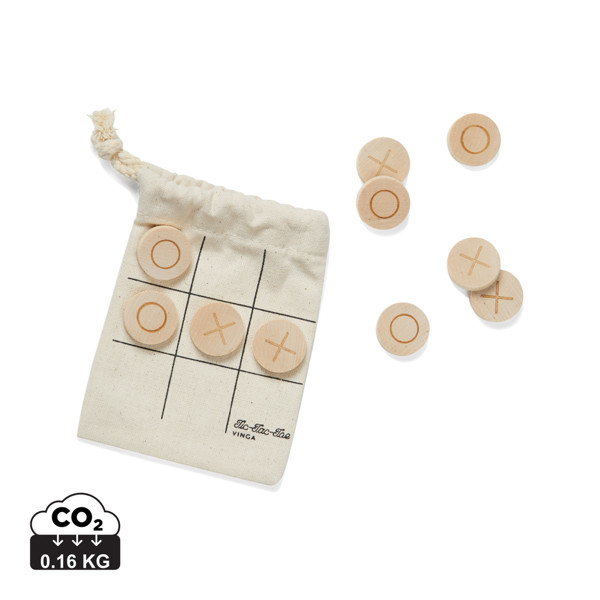 Vinga wooden tic-tac-toe game, FSC pine