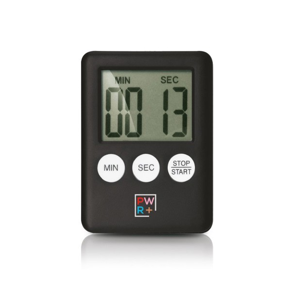 MINUTEUR, CHRONOMETRE MAGNETIQUE - Noir