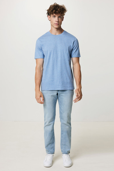 T-shirt léger en coton recyclé IQONIQ Sierra - Light Heather Blue / XXXL