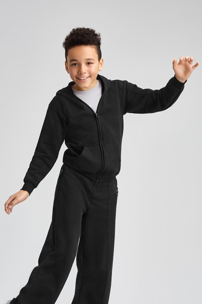 Dječja majica s kapuljačom Heavy Blend™ s patentnim zatvaračem - Sport Siva / XS