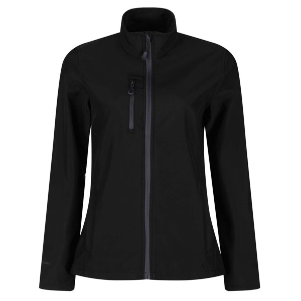 Women's Honestly Made Recycled Printable Softshell Jacket - Black / 3XL