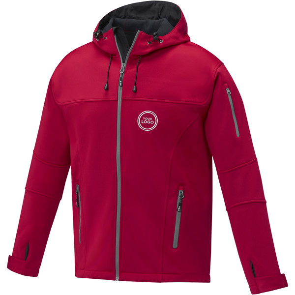 Veste Softshell Match pour homme - Rouge / S