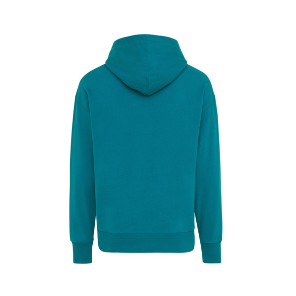 Sweat à capuche en coton recyclé Iqoniq Yoho - Verdigris / XS