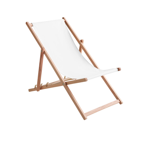 Classic deck chair with removable cover (EN581 Certified) - Full colour