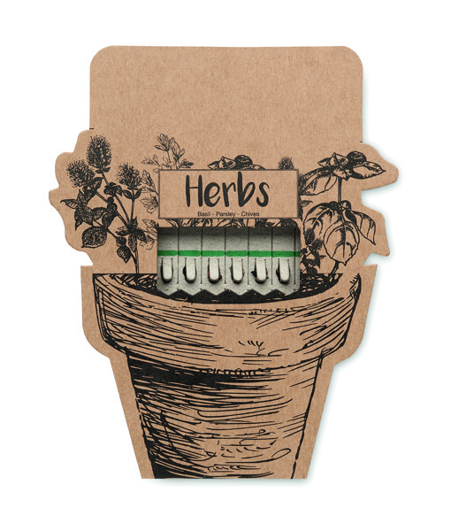 Seedsticks Leyti chives,basil,parsley,biodegradable