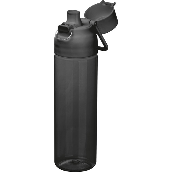 MAX Priehľadná fľaša Tritan, 750 ml - Black