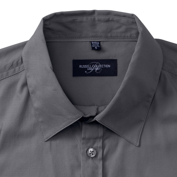 Men's Roll Sleeve Shirt - White / S