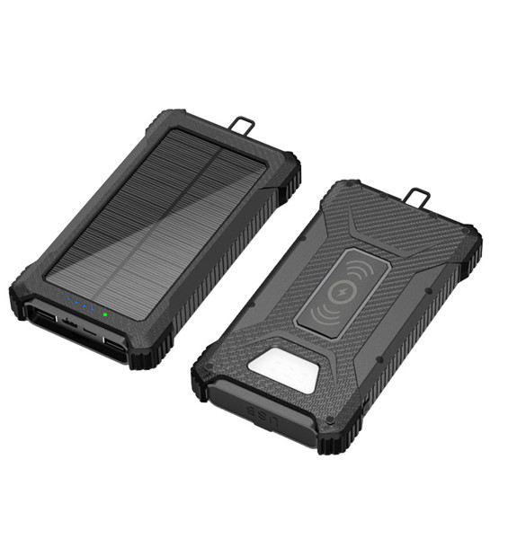 Solárna powerbanka s bezdrôtovým nabíjaním 10000mAh