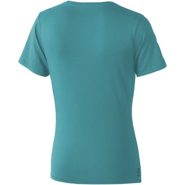 T-shirt de manga curta Nanaimo de mulher - Azul água / S