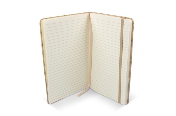 Carnet de notes en jute R-PET - Ecru