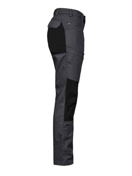 2521 servicepant stretch lady grey/black 32
