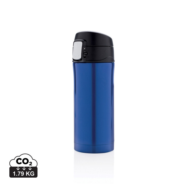 Mug 300ml  EASY LOCK en acier inoxydable recyclé RCS - Bleu