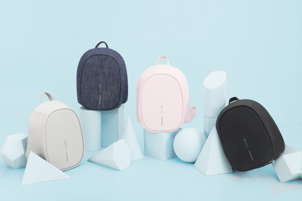 Elle Fashion, Anti-theft backpack - Pink
