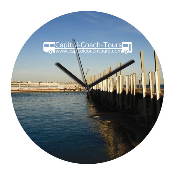 Wanduhr mit Allover Ziffernblatt Venice